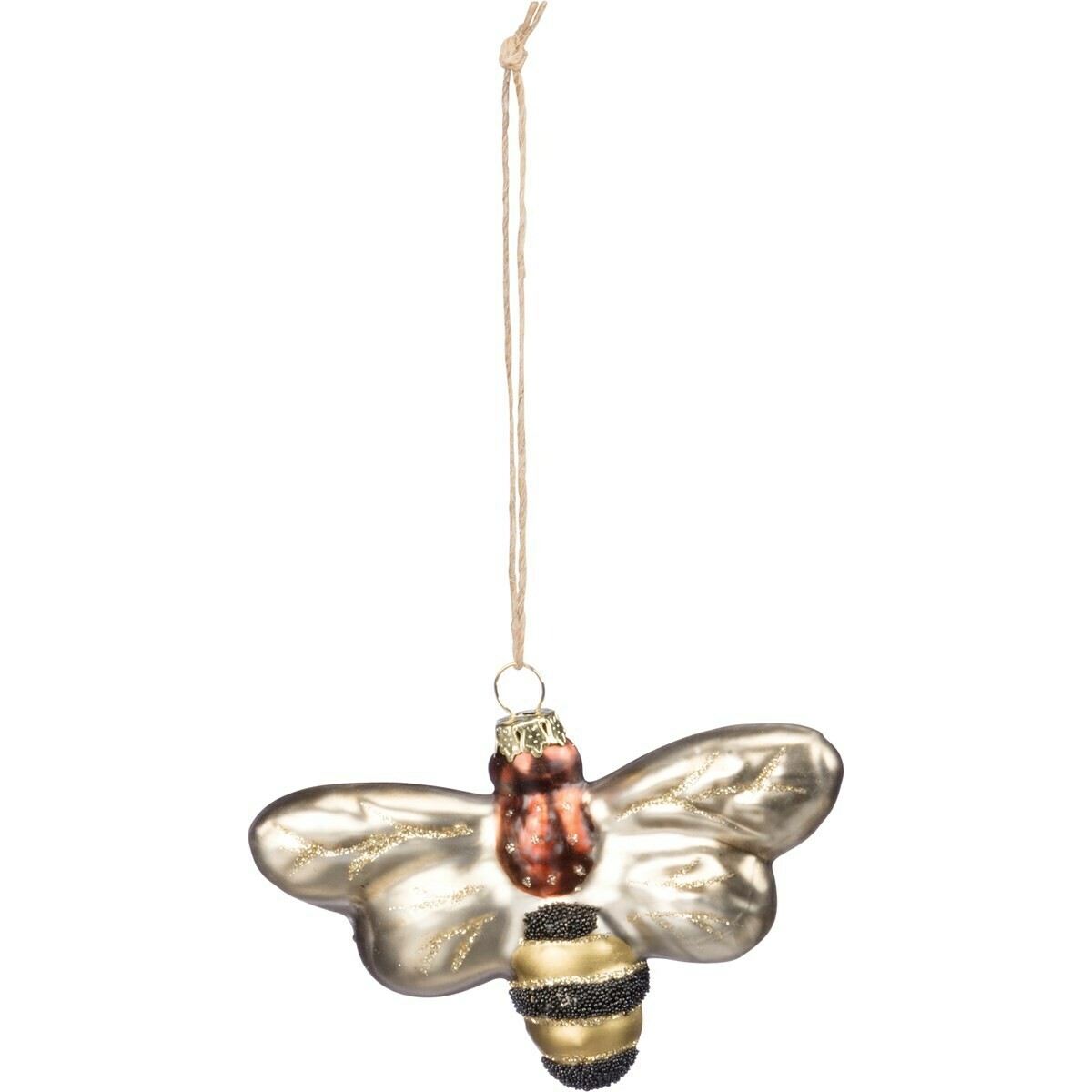 Glitter Bee Ornament-PBK