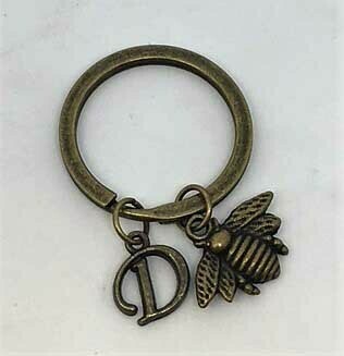 Key Chain-Bronze Letter