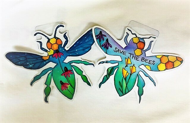 Wandering Arts Bee Sticker
