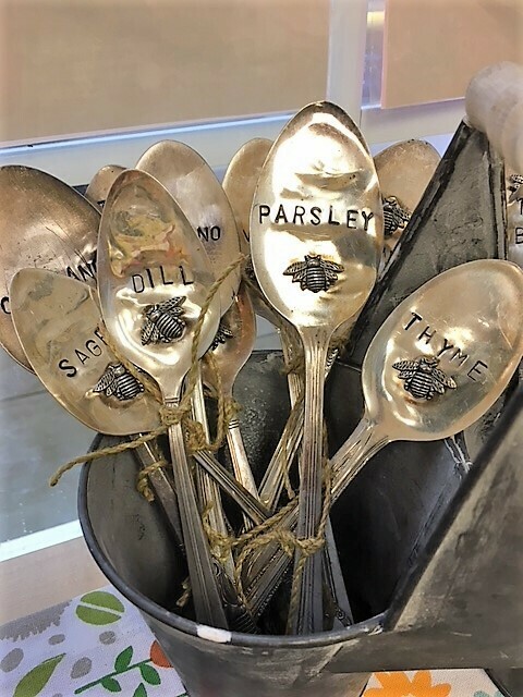Stamped Garden Spoon