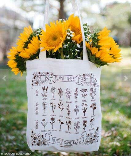 Plant These/Save Bees Tote