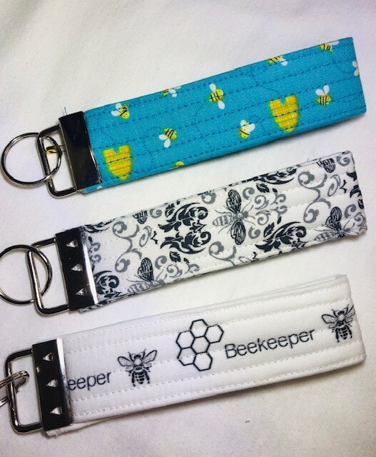 Sewn Fabric Key Chain 