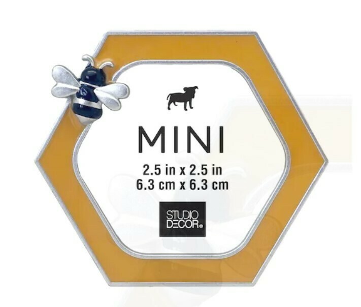 Mini Enamel Bee Picture Frame