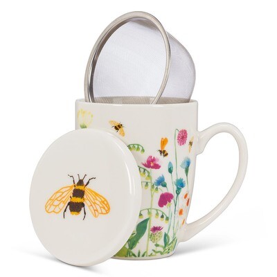 Bee Garden Tea Infuser Mug