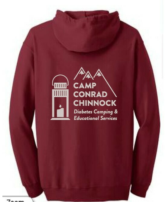 Maroon Pull Over Hoodie Sweatshirt