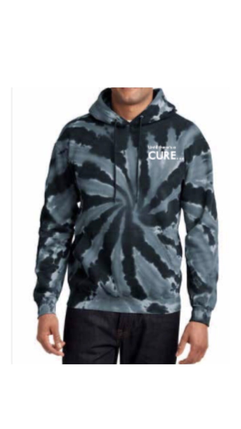 Black Tie Dye Pull Over Sweater