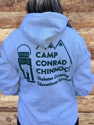 Feather Grey Pull Over Hoodie Sweatshirt