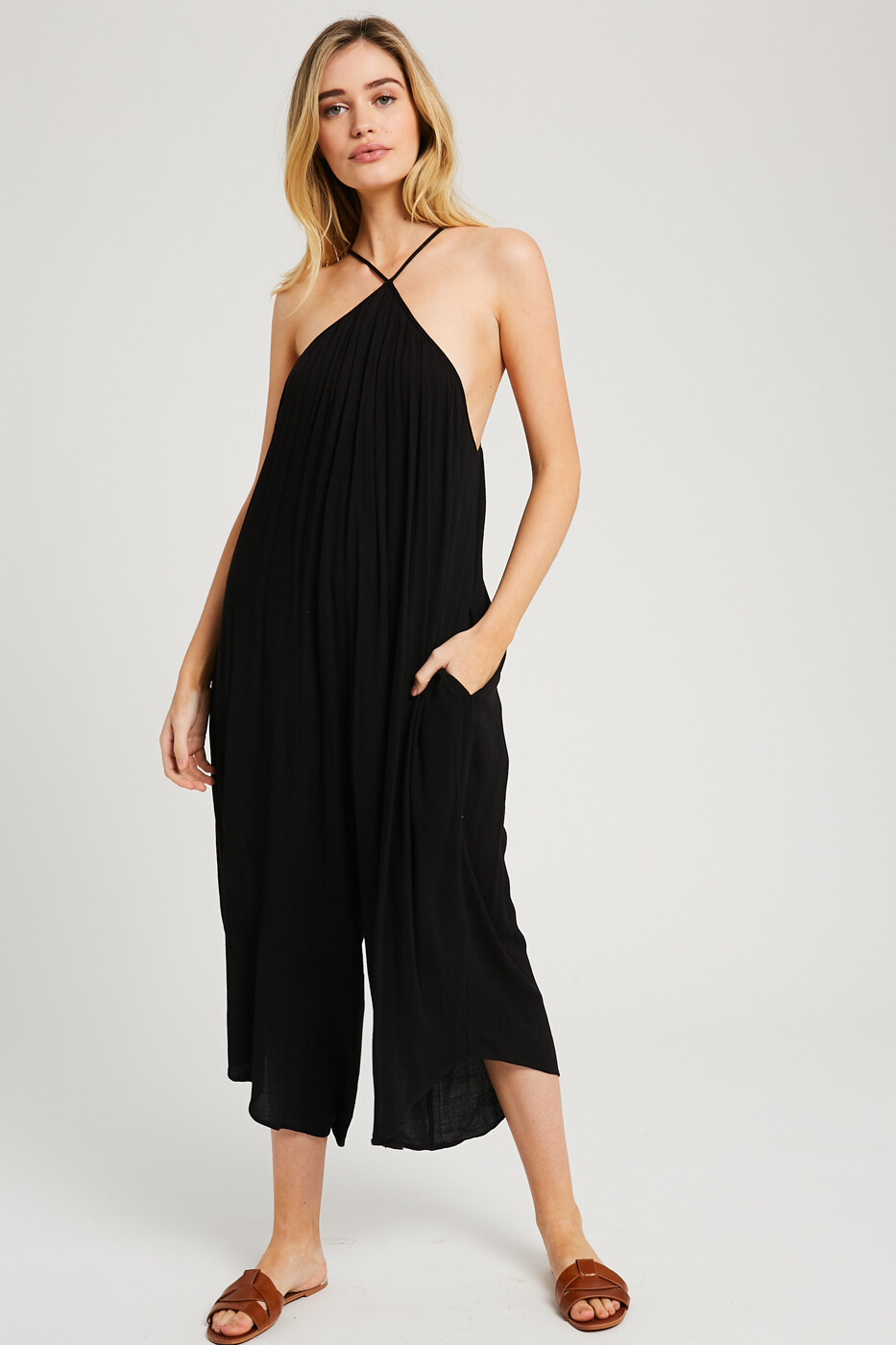 Black Sleeveless Jumpsuit Black Sleeveless Jumpsuit