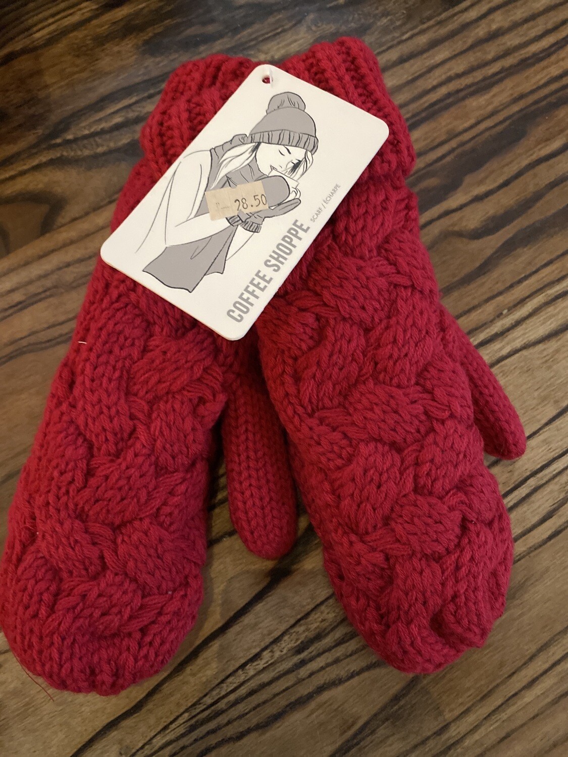 Deep Red Mittens Deep Red Mittens