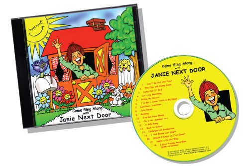 DIGITAL DOWNLOAD of the Come Sing Along with Janie Next Door™ CD