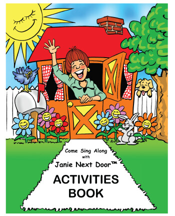 ACTIVITIES BOOK - Come Sing Along with Janie Next Door™ Activities Book