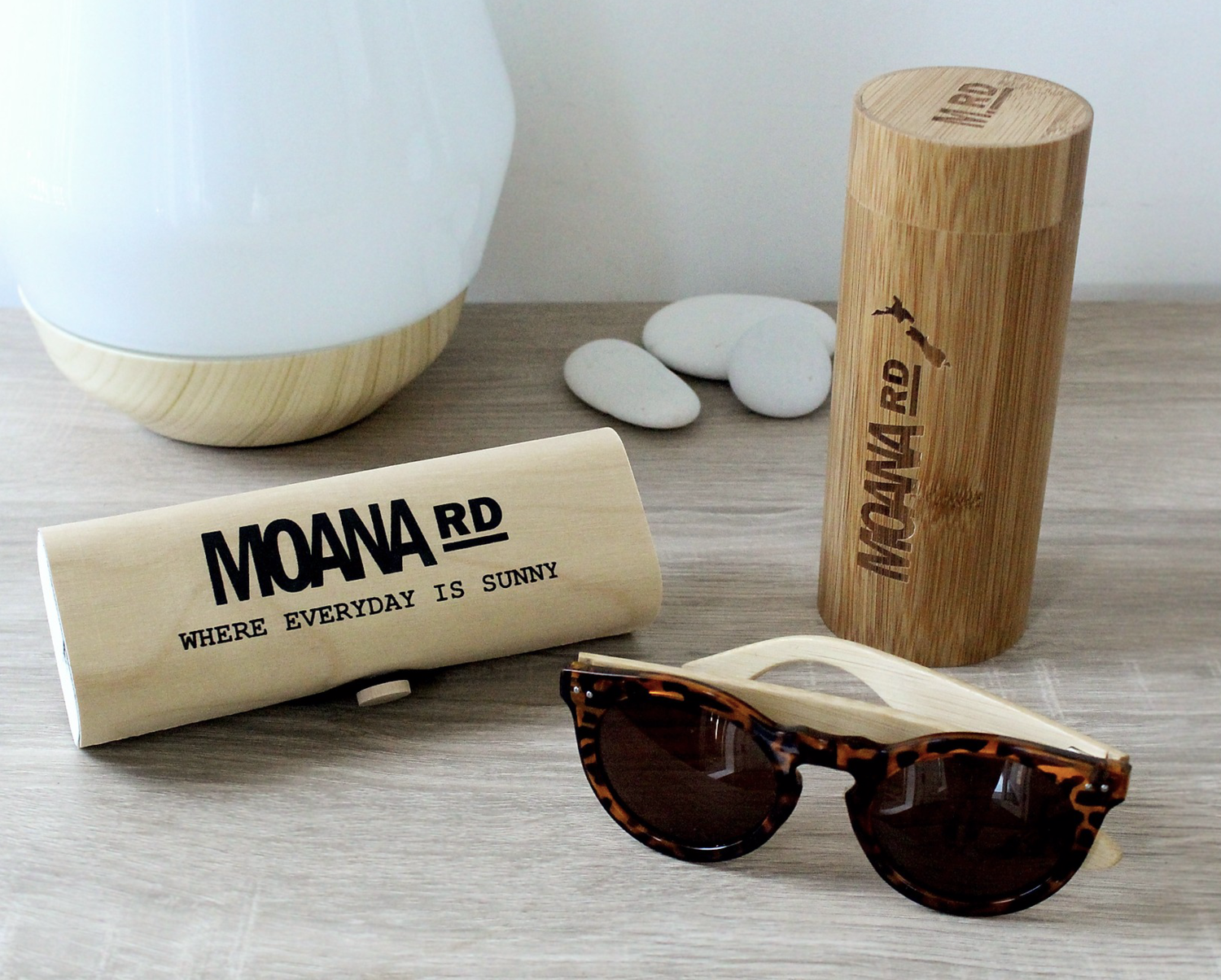 Moana Road Bamboo Sunglasses Case