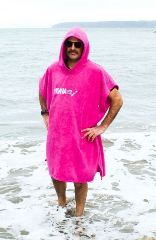 Moana Road Adults Hooded Towel Pink