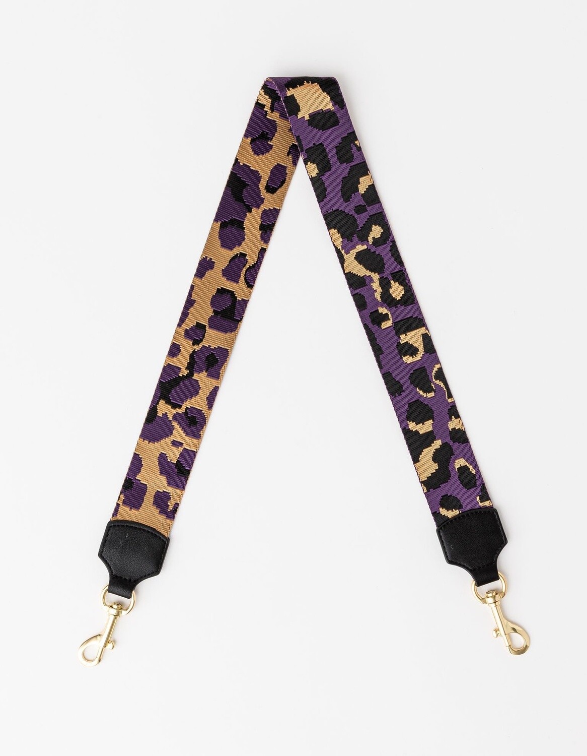 Stella + Gemma Bag Strap Tan Leopard Luxe
