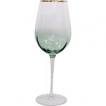 Wine Glass Spray Emerald Gold