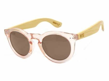 Moana Road Sunnies Grace Kelly- Pink, Wood Arms