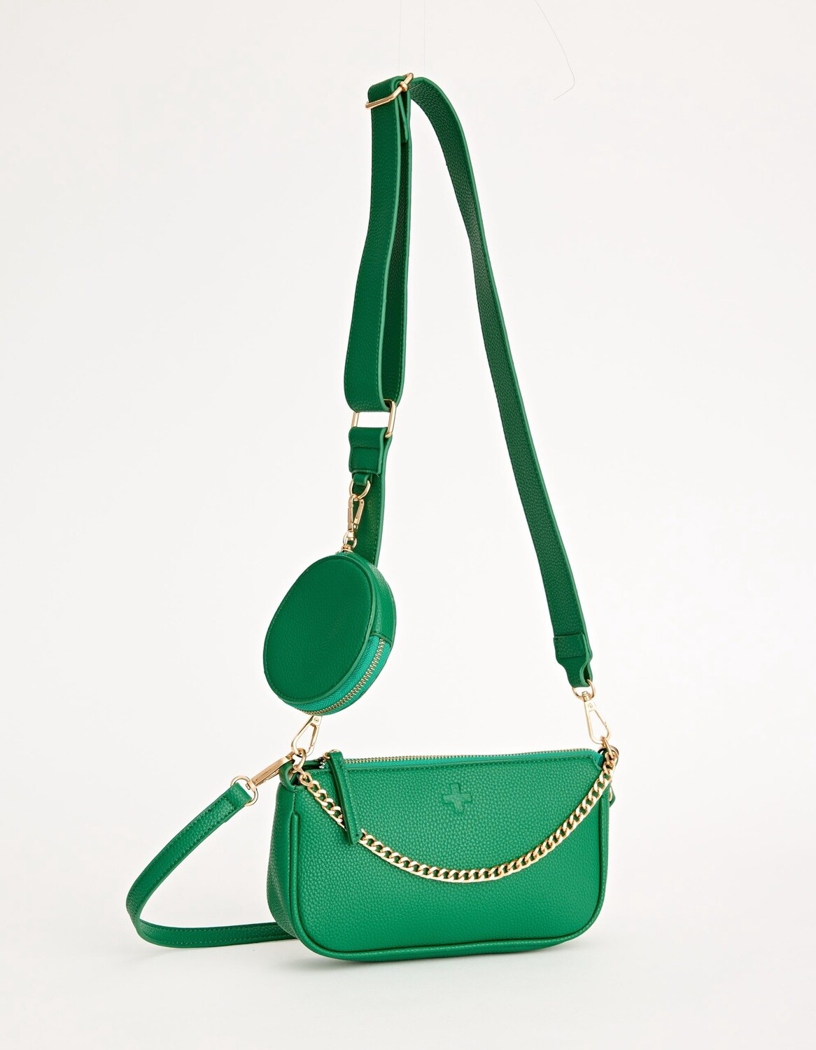 Stella + Gemma Preston Chain Bag Emerald