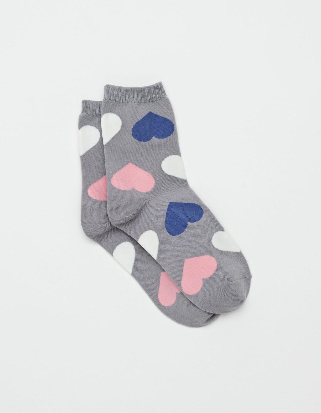 Stella + Gemma Socks Hearts Grey