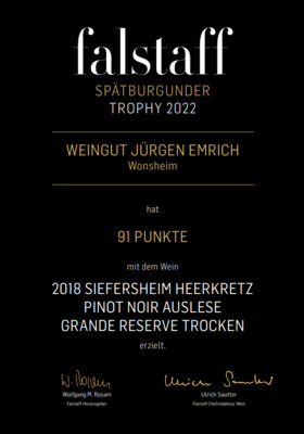 2018er Pinot Grand Reserve trocken