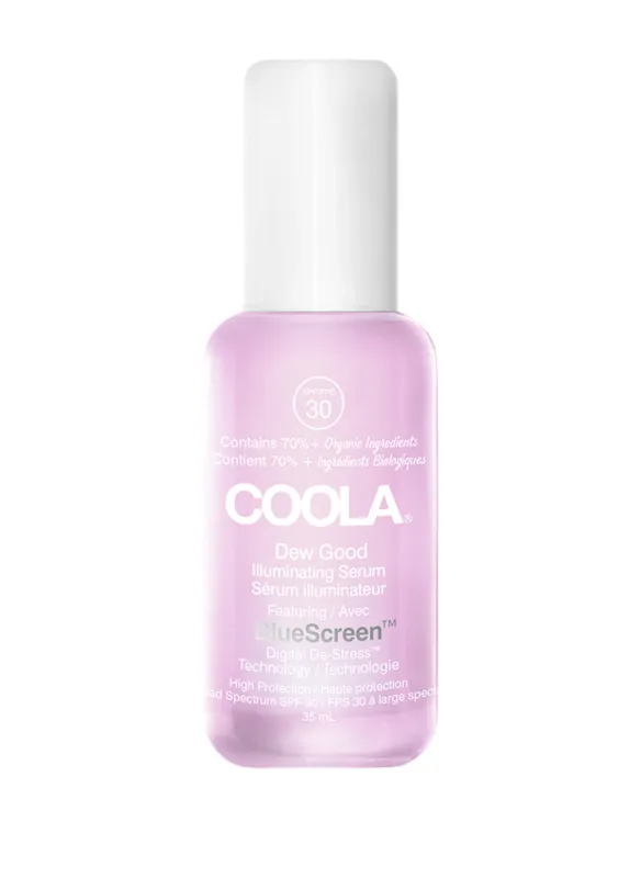 COOLA Dew Good Illuminating Serum Sonnenschutz mit probiotischer Technologie SPF 30