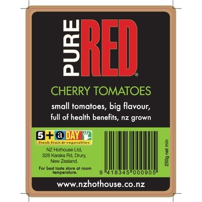 Pure Red Cherry Tomatoes 250g