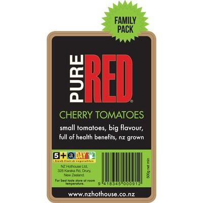 Pure Red Cherry Tomatoes 500g family