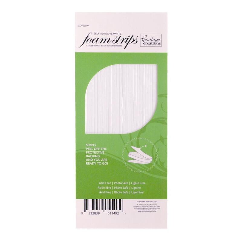3D Foam Strips - White