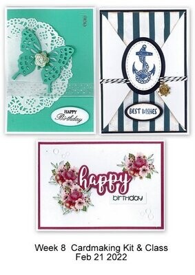 Weekly Card Kit &amp; 4 week Subscription