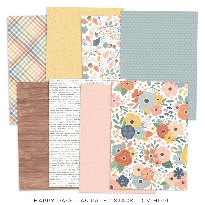 Cocoa Vanilla Studio Heart &amp; Home A5 Paper Stack