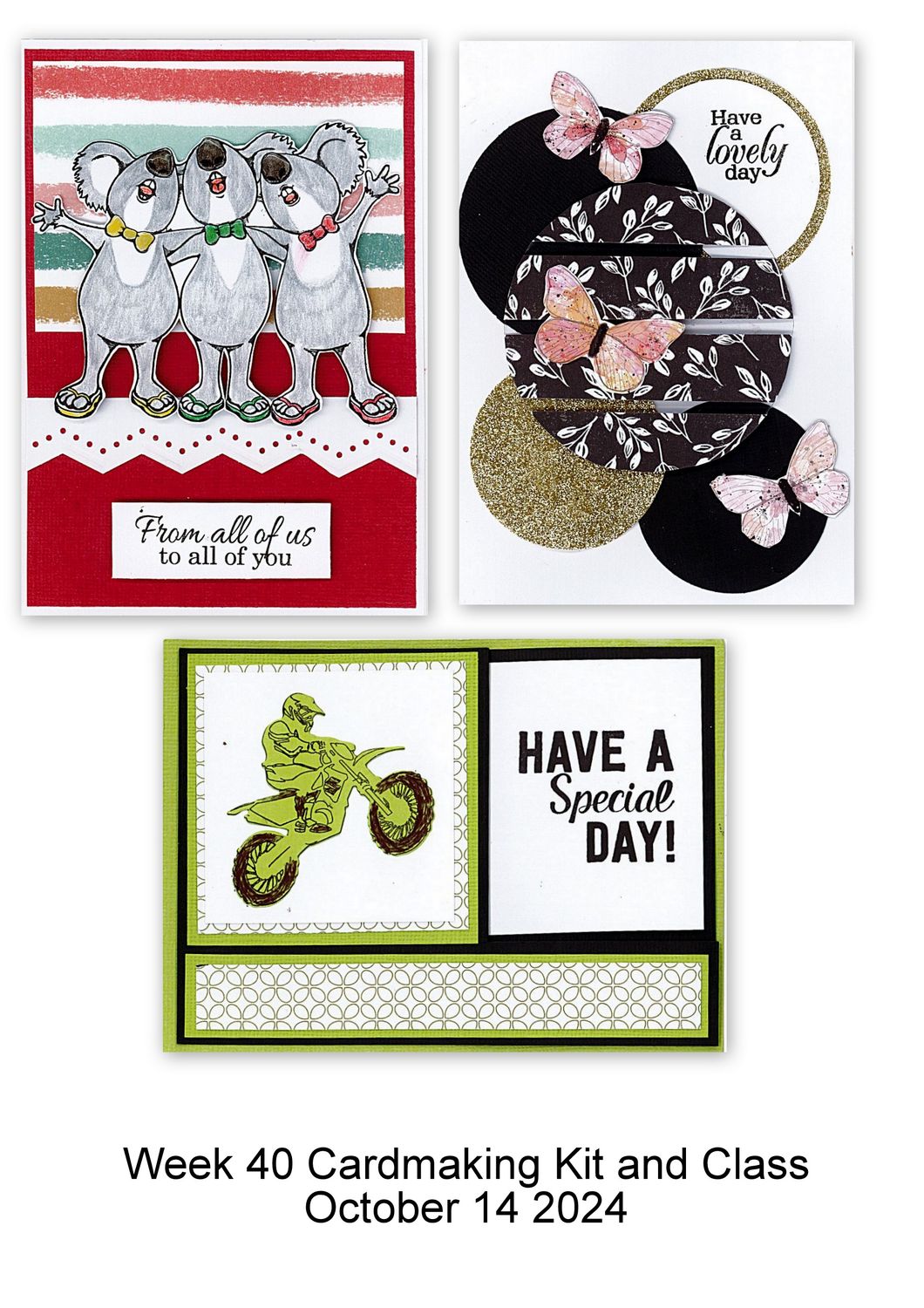 Cardmaking Kit Week 3 2021 Daisy Chain Scrapbooks