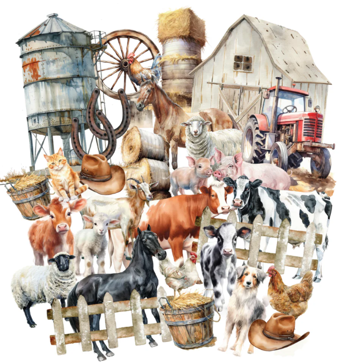 Uniquely Creative On the Farm Ephemera