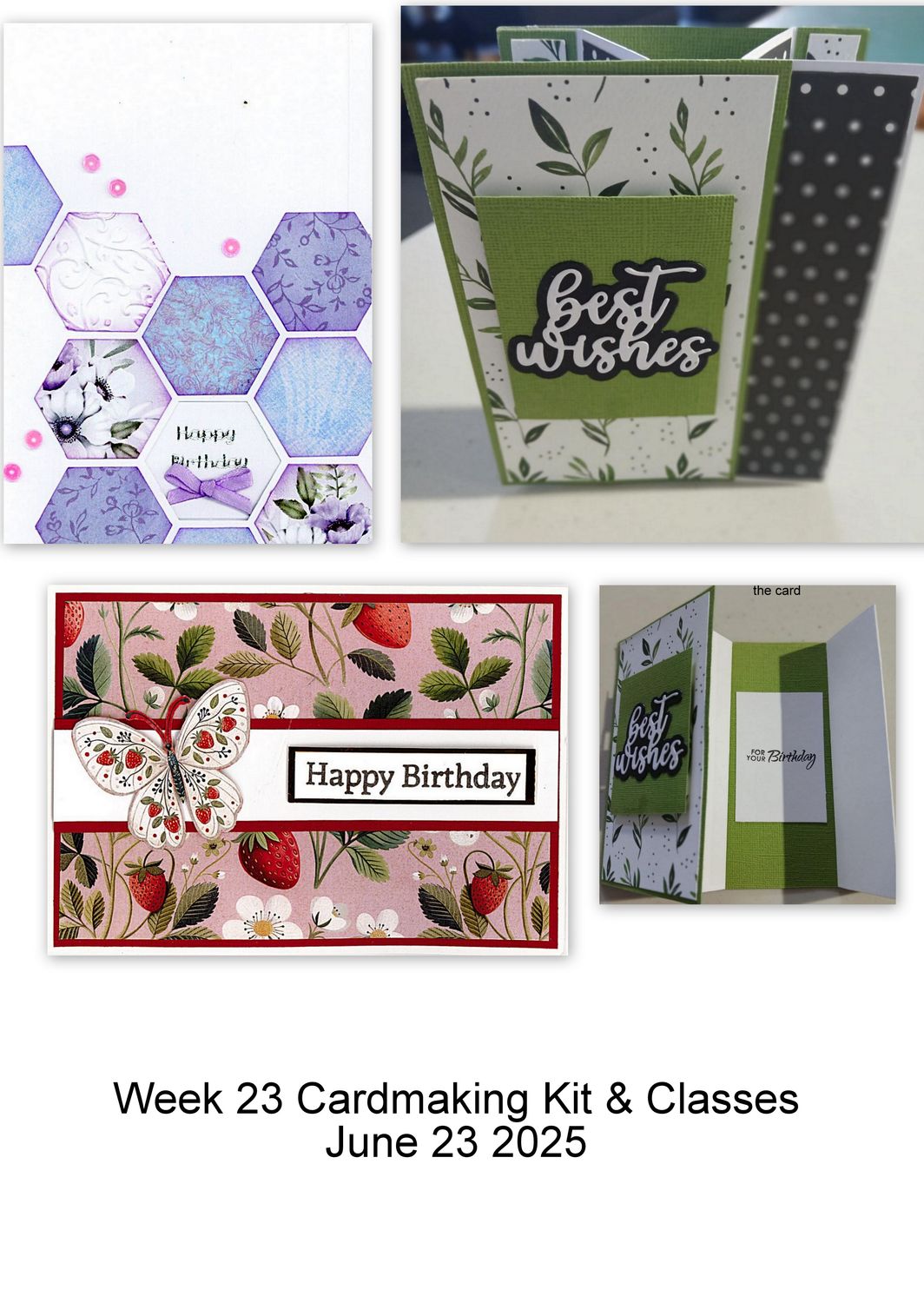 Cardmaking Kit - Week 23 2025