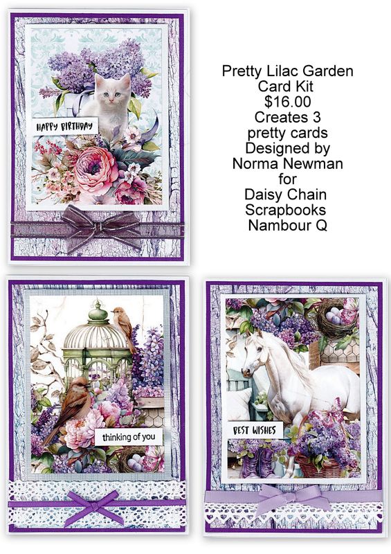 Lilac Garden Cardmaking kit