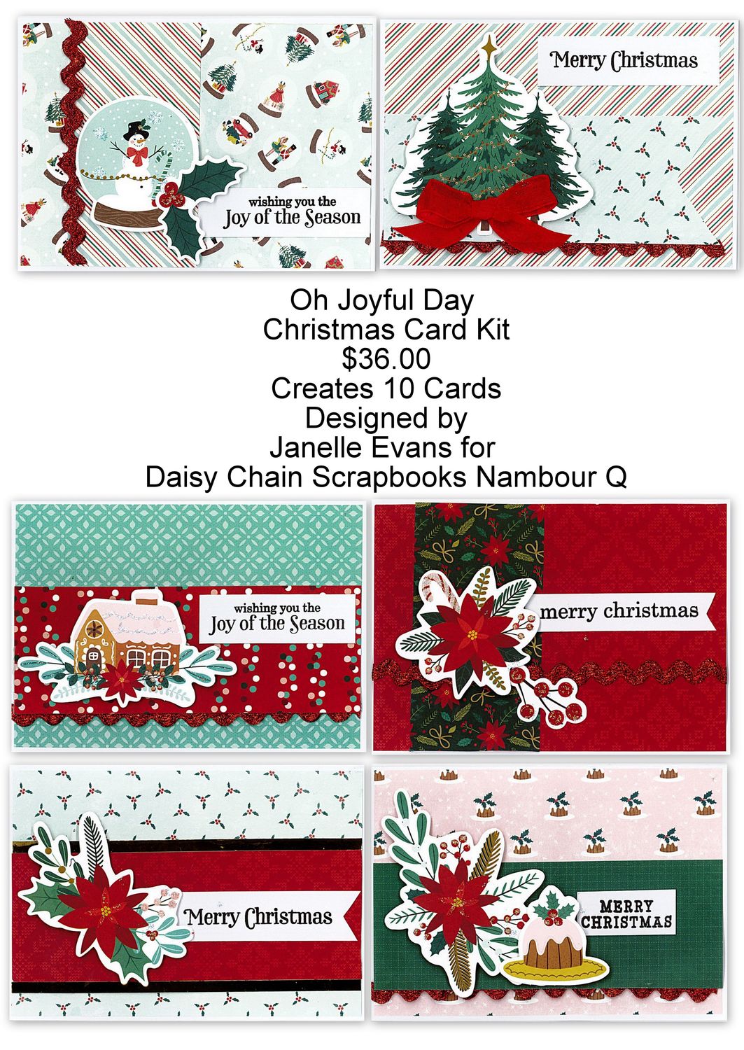 O Joyful Day  Mega Christmas Cardmaking Kit