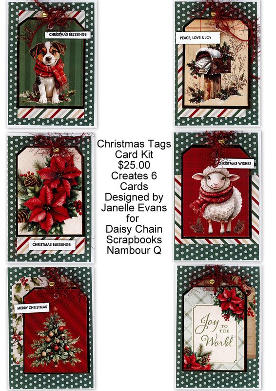 Christmas Tags Cardmaking kit