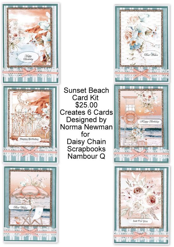 Sunset Beach Card kit