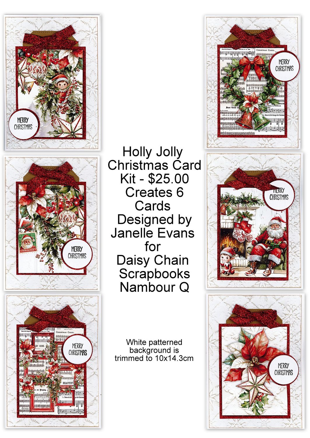 Holly Jolly Christmas Card kit