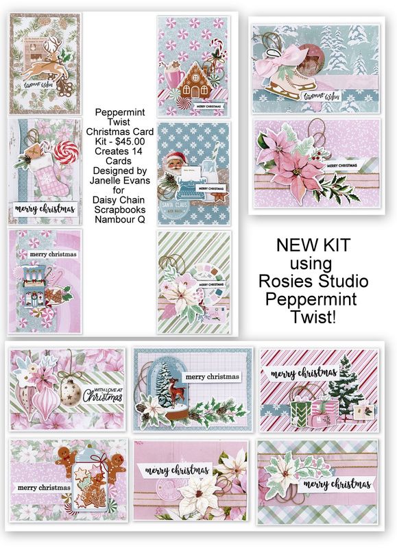 Peppermint Twist Christmas Card Kit
