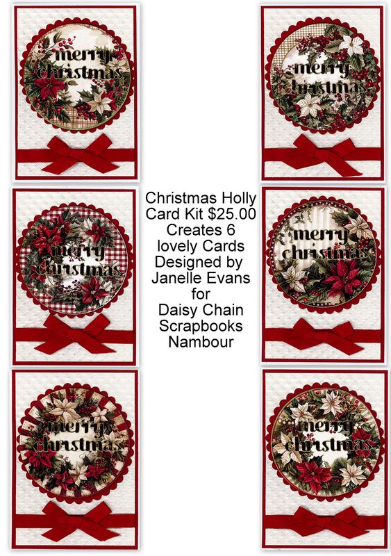 Christmas Holly Card Kit**