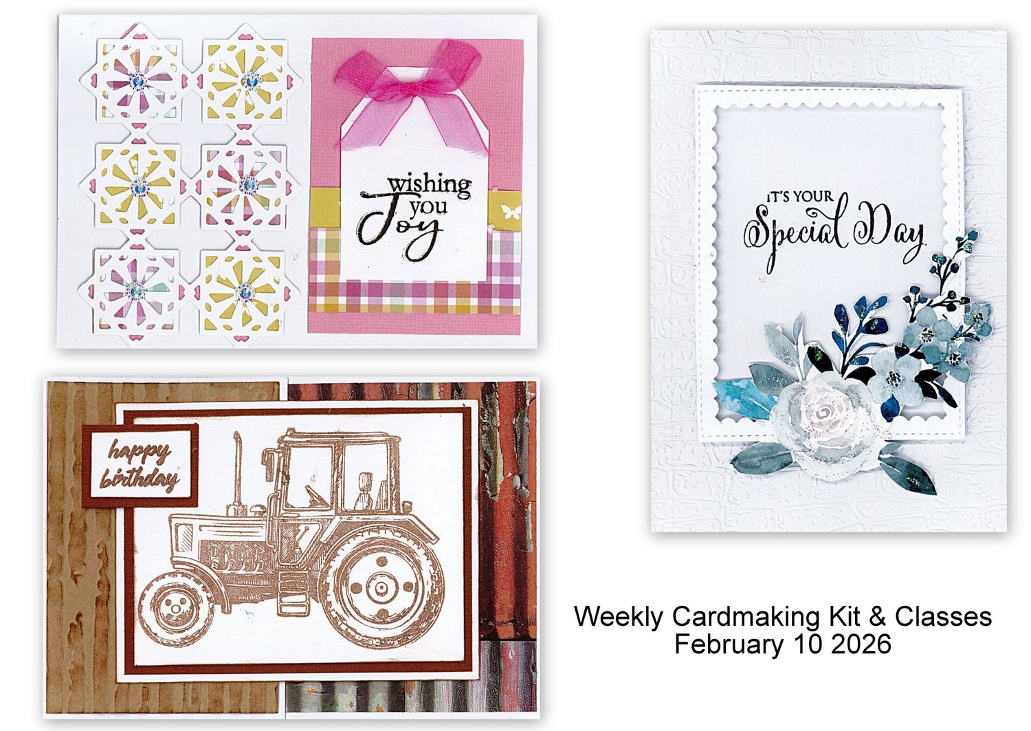 Weekly Cardmaking Kit - Feb 10 2026