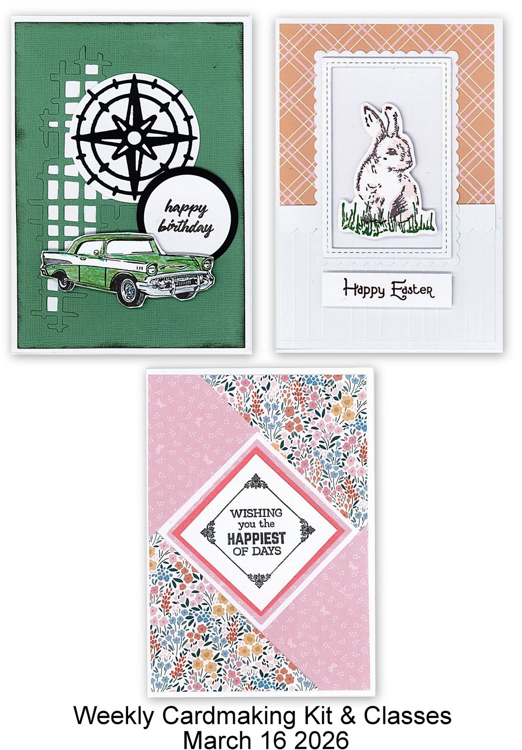 Weekly Cardmaking Kit - March 16 2026