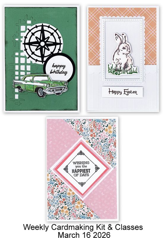 Weekly Cardmaking Kit - March 16 2026