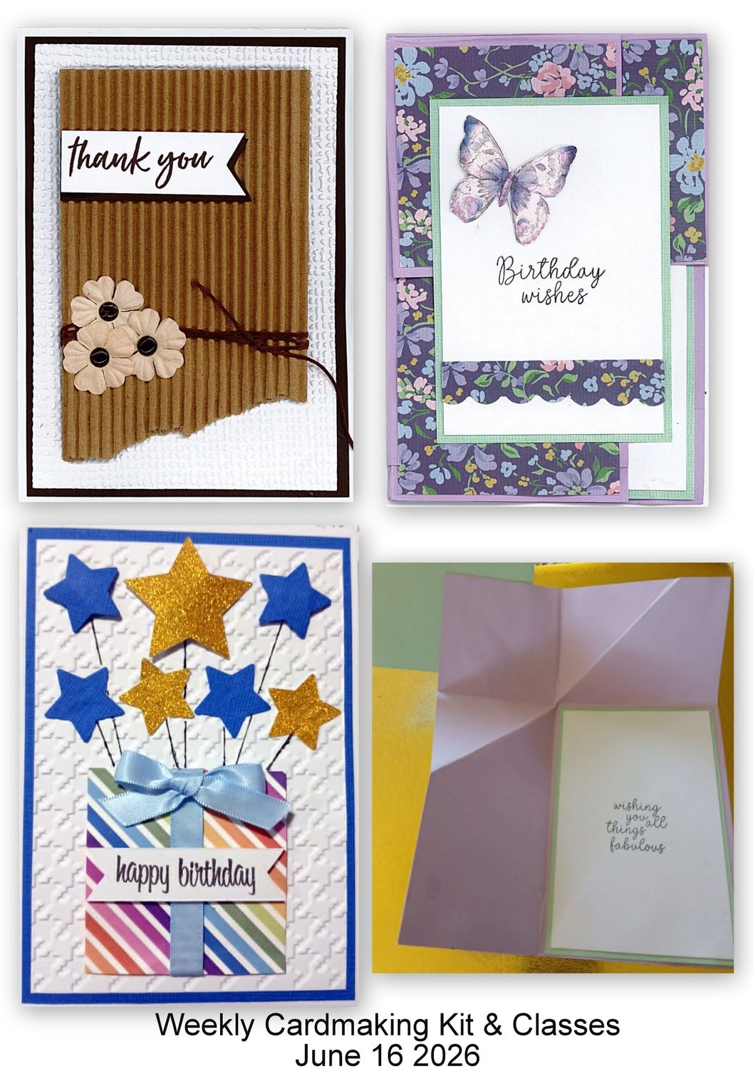 Weekly Cardmaking Kit - June 16 2026