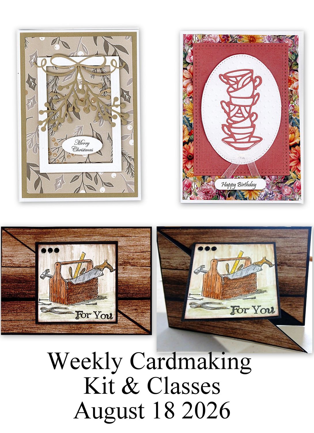 Weekly Cardmaking Kit - August 18 2026