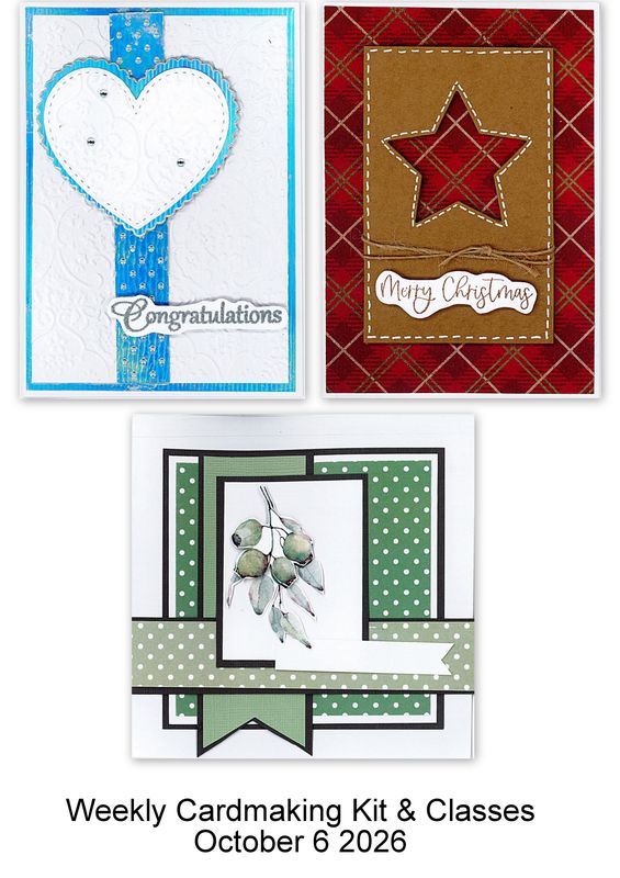 Weekly Cardmaking Kit - October 6 2026