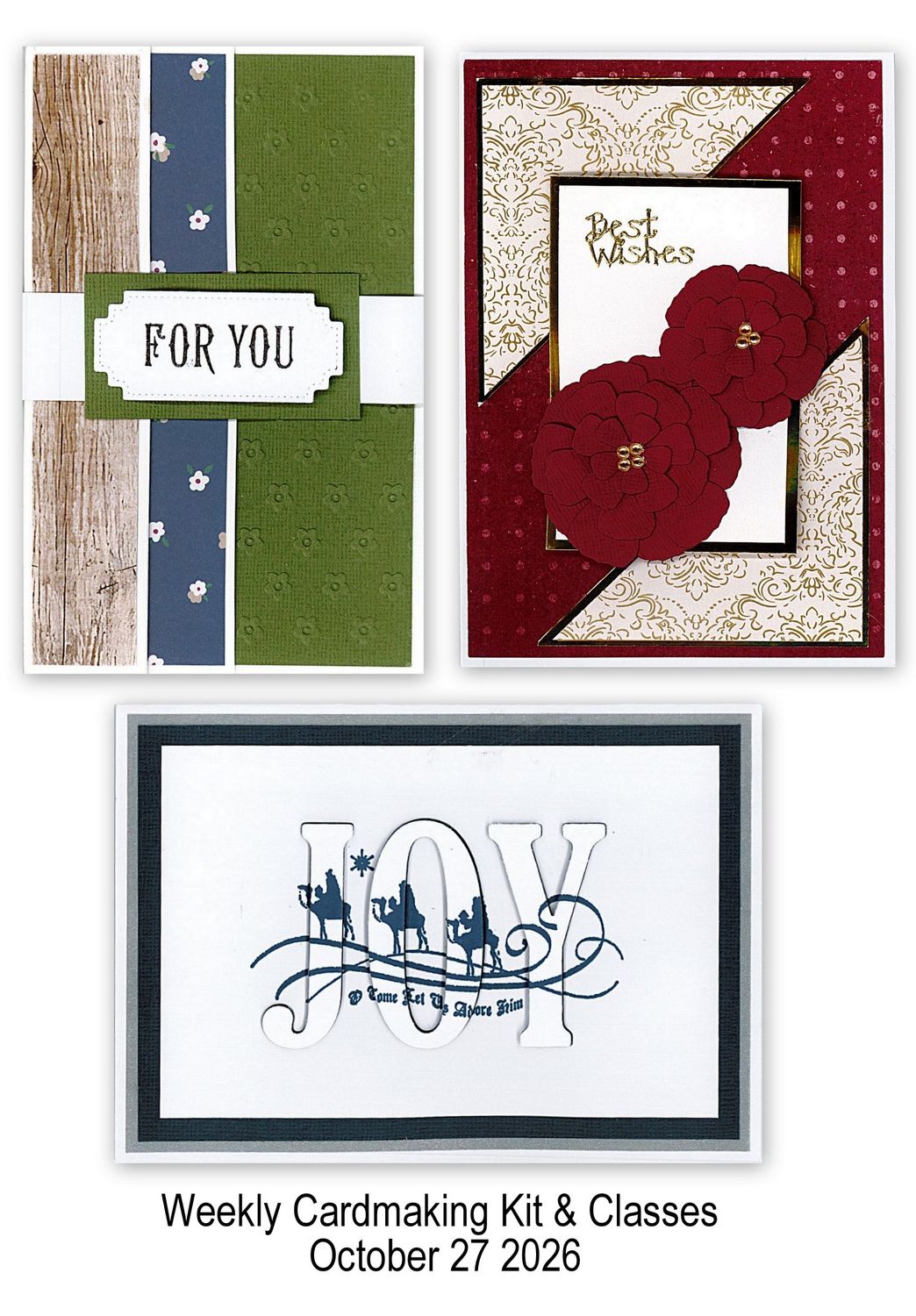 Weekly Cardmaking Kit - October 27 2026