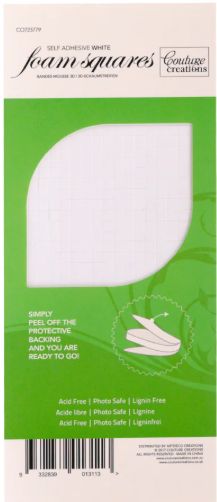 Couture Creations 3D Foam Squares - White