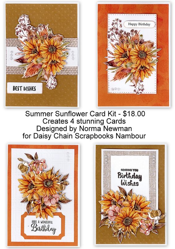 Summer Sunflower Card Kit