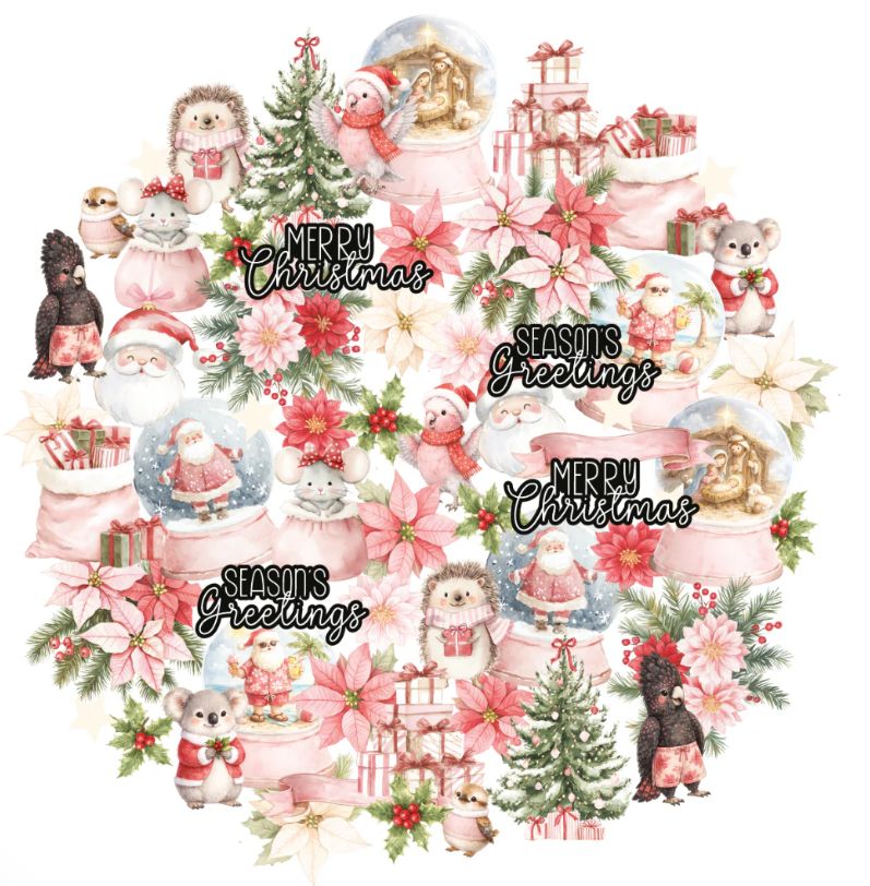 Uniquely Creative Festive Little Things Cardmaking Ephemera