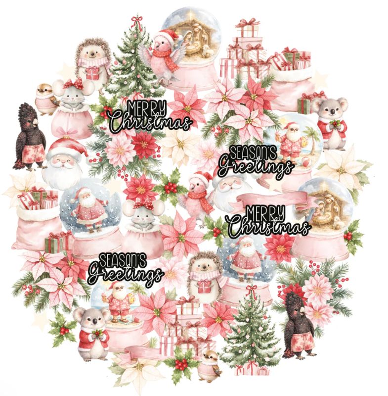 Uniquely Creative Festive Little Things Cardmaking Ephemera